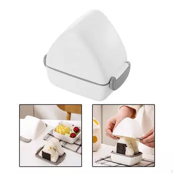 Чехол для рисовых шариков для взрослых, ланч-бокс, выбор еды, треугольный контейнер для хранения, портативный контейнер для суши Bento