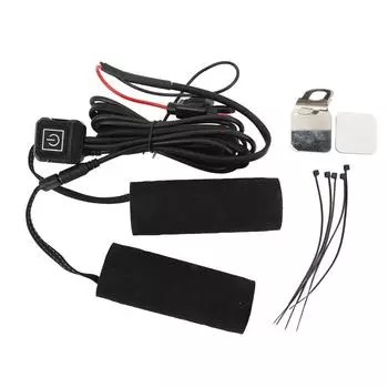 Чехол для ручек мотоцикла с подогревом, водонепроницаемый, с липучкой, 12 В