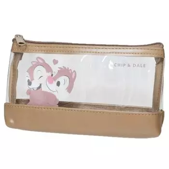 Чехол для ручки Chip Dale из синтетической кожи, прозрачный