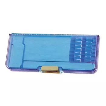 Чехол для ручки Kutsuwa, магнитный держатель для ручки, прочный, прозрачный, светло-голубой, CH204LB светло-синий