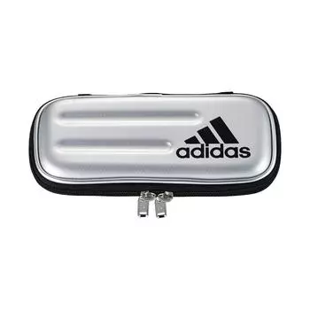 Чехол для ручки Mitsubishi Pencil Adidas AI04 серебристо-черный PT1502AI04R24 полужесткий