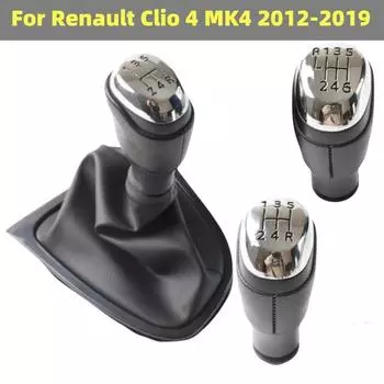Чехол для ручки переключения передач, чехол для багажника Renault Clio 4 Mk4 IV 2012-2020