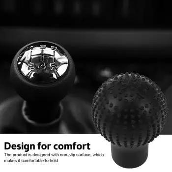 Чехол для ручки переключения передач, противоскользящий силиконовый защитный чехол, автомобильный чехол для ручки переключения передач, декоративные аксессуары для салона автомобиля серый