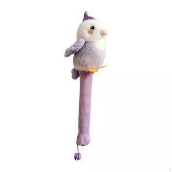 Чехол для ручки ракетки для бадминтона Bird Doll, длина 12 дюймов, спортивная защита для хвата фиолетовый