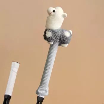 Чехол для ручки ракетки для бадминтона Overgrip, мягкая кукла, защита для ручки ракетки, противоскользящая серый