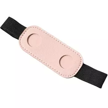 Чехол для ручки с эластичной лентой, держатель для ручки из искусственной кожи, держатель для карандашей для блокнота, ежедневника, переплета и книг розовый