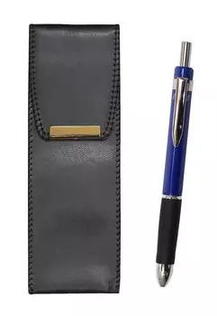 Чехол для ручки Takizawa Eco Leather Triangle 3 Mechanical Rubber Set Blue 2 Pack T23-BR-B-TR3M-L-2