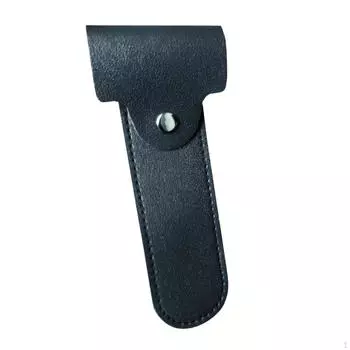 Чехол для ручной бритвы, сумка с застежкой-кнопкой, защитный чехол для ухода за бритвой Texture Black