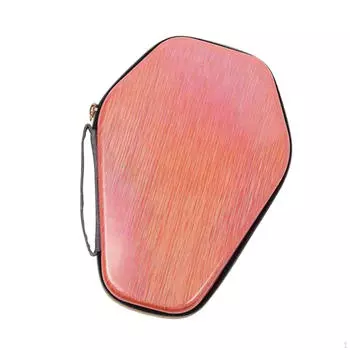 Чехол для ручных ракеток для настольного тенниса — идеальное решение для путешествий и хранения оранжевый