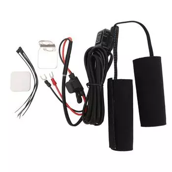 Чехол для рукоятки мотоцикла с подогревом 12 В IP67, водонепроницаемый, 3 температурных режима, застежка-липучка Mo