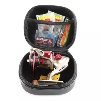 Чехол для рыболовной катушки Чехол для спиннинговой катушки из полиуретана Защитный жесткий корпус Ударопрочный водонепроницаемый чехол для хранения рыболовной катушки