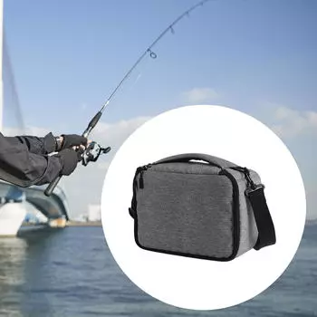 Чехол для рыболовной катушки, сумка с регулируемым ремнем для хранения снастей S
