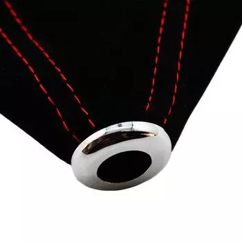 Чехол для рычага переключения передач, пылезащитный замшевый кожаный воротник для рычага переключения передач, водонепроницаемый чехол для рычага переключения передач, пылезащитный чехол красный