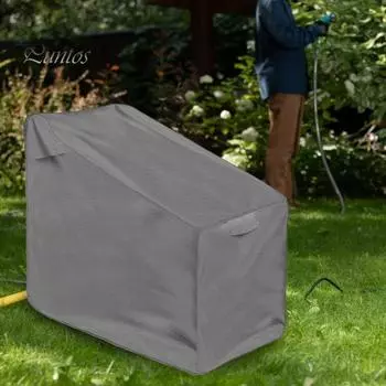 Чехол для садовой катушки для шланга, водонепроницаемая ткань Оксфорд 600D, для улицы, двора, патио, промышленный держатель для катушки для шланга, пылезащитный чехол, защитный рукав, защитный щиток M серый