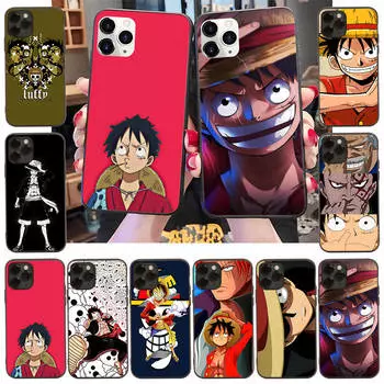 Чехол для Samsung A04 A14 A23 A34 A54 M23 M33 M52 M53 Realme 10 9 C30S C35 C55 VIVO Y02S Y21 Y51 X80 Pro Прозрачный чехол WI63 One Piece Luffy Samsung A6 2018 кожа буйвола