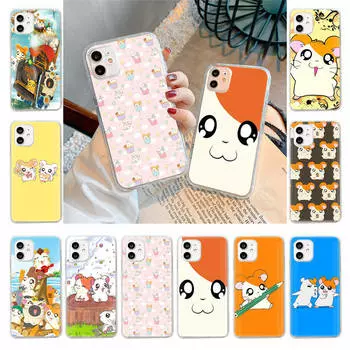 Чехол для Samsung A04 A14 A23 A34 A54 M23 M33 M52 M53 Realme 10 9 C30S C35 C55 VIVO Y02S Y21 Y51 X80 Pro Прозрачный чехол WI93 Hamtaro Tecno Spark GO 2020 эбеновый