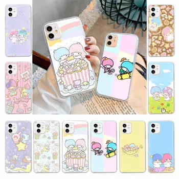 Чехол для Samsung A04 A14 A23 A34 A54 M23 M33 M52 M53 Realme 10 9 C30S C35 C55 VIVO Y02S Y21 Y51 X80 Pro Прозрачный чехол LI12 Little Twin Stars VIVO Y11S бездна