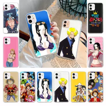 Чехол для Samsung A04 A14 A23 A34 A54 M23 M33 M52 M53 Realme 10 9 C30S C35 C55 VIVO Y02S Y21 Y51 X80 Pro Прозрачный чехол WI58 One Piece Member VIVO Y02s бездна