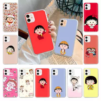 Чехол для Samsung A04 A14 A23 A34 A54 M23 M33 M52 M53 Realme 10 9 C30S C35 C55 VIVO Y02S Y21 Y51 X80 Pro Прозрачный чехол WI81 Chibi Sakura Momoko Infinix Note 30 индиго