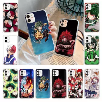 Чехол для Samsung A04 A14 A23 A34 A54 M23 M33 M52 M53 Realme 10 9 C30S C35 C55 VIVO Y02S Y21 Y51 X80 Pro Прозрачный чехол WI69 My Hero Academia Infinix Note 30 Pro олений