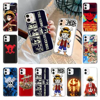 Чехол для Samsung A04 A14 A23 A34 A54 M23 M33 M52 M53 Realme 10 9 C30S C35 C55 VIVO Y02S Y21 Y51 X80 Pro Прозрачный чехол WI75 Аниме One Piece Infinix Hot 10i олений