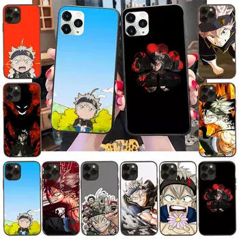 Чехол для Samsung A04 A14 A23 A34 A54 M23 M33 M52 M53 Realme 10 9 C30S C35 C55 VIVO Y02S Y21 Y51 X80 Pro Прозрачный чехол WI84 Черный Клевер Asta Samsung J6 2018 верблюд