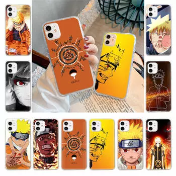 Чехол для Samsung A04 A14 A23 A34 A54 M23 M33 M52 M53 Realme 10 9 C30S C35 C55 VIVO Y02S Y21 Y51 X80 Pro Прозрачный чехол WI67 Наруто VIVO Y51 2020 серый