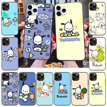 Чехол для Samsung A04 A14 A23 A34 A54 M23 M33 M52 M53 Realme 10 9 C30S C35 C55 VIVO Y02S Y21 Y51 X80 Pro Прозрачный чехол LI18 Pochacco Samsung S10 Plus коричневато-жёлтый