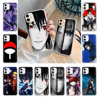 Чехол для Samsung A04 A14 A23 A34 A54 M23 M33 M52 M53 Realme 10 9 C30S C35 C55 VIVO Y02S Y21 Y51 X80 Pro Прозрачный чехол WI72 Наруто Саске Samsung A23 5G олений