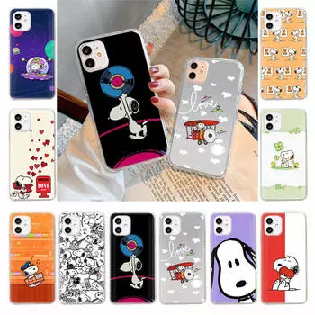 Чехол для Samsung A04 A14 A23 A34 A54 M23 M33 M52 M53 Realme 10 9 C30S C35 C55 VIVO Y02S Y21 Y51 X80 Pro Прозрачный чехол NI36 Snoopy Infinix Hot 11S верблюд