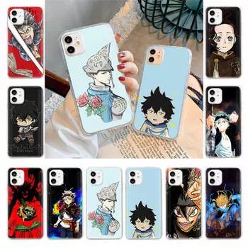 Чехол для Samsung A04 A14 A23 A34 A54 M23 M33 M52 M53 Realme 10 9 C30S C35 C55 VIVO Y02S Y21 Y51 X80 Pro Прозрачный чехол WI79 Черный Клевер Tecno Pova 4 верблюд