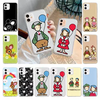 Чехол для Samsung A04 A14 A23 A34 A54 M23 M33 M52 M53 Realme 10 9 C30S C35 C55 VIVO Y02S Y21 Y51 X80 Pro Прозрачный чехол LI6 Deery Lou Vaudeville Duo Tecno Spark 8C бездна