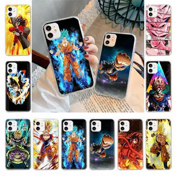 Чехол для Samsung A04 A14 A23 A34 A54 M23 M33 M52 M53 Realme 10 9 C30S C35 C55 VIVO Y02S Y21 Y51 X80 Pro Прозрачный чехол WI66 Dragon Ball Infinix Hot 9 Pro кожа буйвола