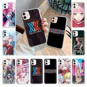 Чехол для Samsung A04 A14 A23 A34 A54 M23 M33 M52 M53 Realme 10 9 C30S C35 C55 VIVO Y02S Y21 Y51 X80 Pro Прозрачный чехол WI85 Darling in the FranXX Infinix Hot 9 Play гагат