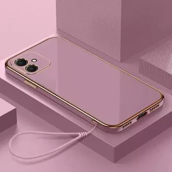 Чехол для Samsung A04 Galaxy A04e A05 F14 F04 M04 M13 5G A04 a03core, роскошный чехол для телефона с квадратным покрытием, противоударная задняя крышка Galaxy A05&Case & Strap небесно-голубой