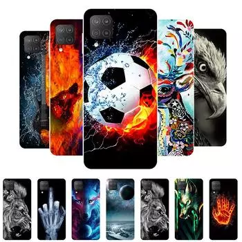 Чехол для Samsung A12 A13 5G Football, мягкий силиконовый чехол для Samsung Galaxy A12 M12, чехол для телефона Galaxy A 12, бампер Etui