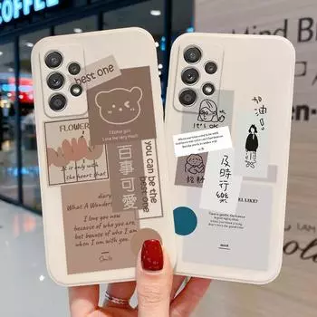 Чехол для Samsung A13, чехол для Samsung A32, силиконовый чехол для Samsung Galaxy A52S 5G A52 A12 A51 A50 A71 A72 A53 S22 Ultra Coque A12(M12)