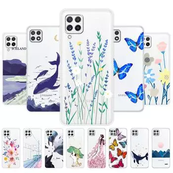 Чехол для Samsung A22, задняя крышка для телефона Samsung Galaxy A22 A22S 5G 4G GalaxyA22 A 22, мягкий силиконовый чехол из ТПУ, принципиально сумка Samsung A22 4G