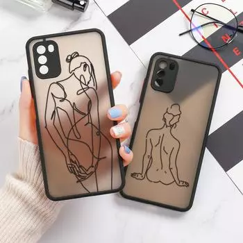 Чехол для Samsung A51 A71 A32 A52 Окрашенные чехлы для телефонов Redmi Note 10 Pro Xiaomi Poco F3 M3 X3 NFC Huawei Honor 10X Lite 9A iPhone OPPO Мягкая задняя крышка iPhone 11