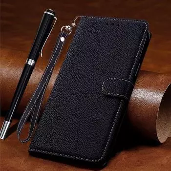 Чехол для Samsung A55 A35 A25 A15 A05S, текстурированный кожаный кошелек, флип-обложка для книги для Samsung Galaxy A05S A05 A15 A25 A35 A55, противоударные чехлы-сумки для телефонов For Samsung Galaxy A55 5G чёрный