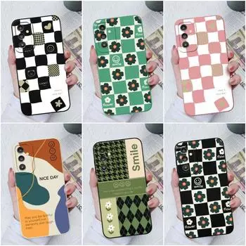 Чехол для Samsung Galaxy A02 A03S A04E A10 A13 A14 A32 A33 A51 A71 A52, модная противоударная задняя крышка из жидкого силикона для Samsung Galaxy Bumper Fundas Samsung A02 / M02