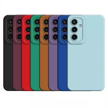 Чехол для Samsung Galaxy A05s, чехол для Samsung Galaxy A05s, 4G, полная защита объектива камеры, новый противоударный бампер из жидкого силикона For A05s фиолетовый