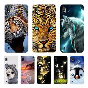 Чехол для Samsung Galaxy A10, мягкий силиконовый чехол для задней панели телефона, чехол для Samsung A10 GalaxyA10 A 10 SM-A105F A105 A105F с мультяшным рисунком Samsung A10