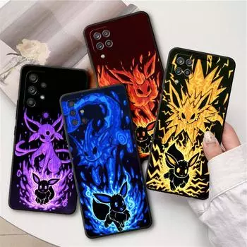 Чехол для Samsung Galaxy A22 A23 A72 A53 A32 A42 A51 A13 A41 A52 A12 A73 A21s A52s A11 A31 A71 A33, чехол с крутым покемоном Пикачу Samsung A11