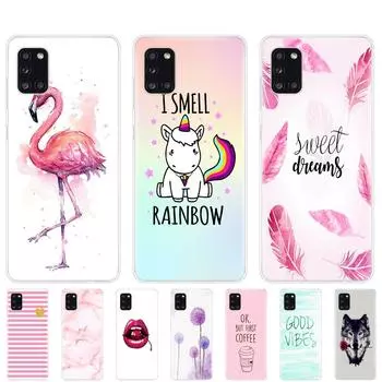 Чехол для Samsung Galaxy A31, чехол для Samsung A31 A 31 SM-A315F, силиконовый мягкий чехол из ТПУ, бампер 6,4 дюйма Samsung A31