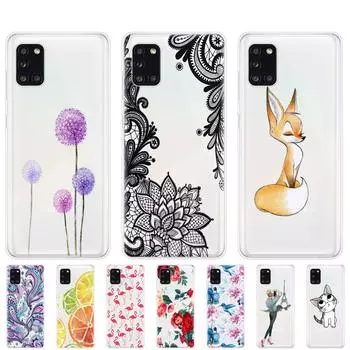 Чехол для Samsung Galaxy A31, чехол для Samsung A31 A 31 SM-A315F, силиконовый мягкий чехол из ТПУ, бампер 6,4 дюйма Samsung A31