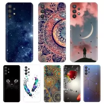 Чехол для Samsung Galaxy A32 A325f, мягкий силиконовый чехол на заднюю панель телефона для Samsung A32 2021, чехлы для телефонов A 32 5g A326b, чехол-бампер из ТПУ For A32 5G SM-A326B