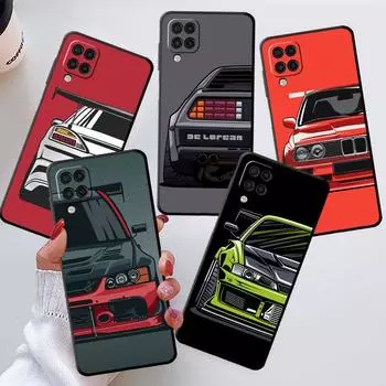 Чехол для Samsung Galaxy A50 A20e A70 A10 A40 A20s A10s M30s M51 M31s, черный мягкий чехол для телефона, Япония JDM, спортивные автомобили, комиксы Samsung A50