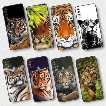 Чехол для Samsung Galaxy A50 A70 A30 A20s A20e A10 A40 A10s A10e M52 M51 M31 M30s M21 M13 5G, черный чехол для телефона Tiger Cool Samsung A70
