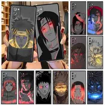 Чехол для Samsung Galaxy A50 A70 A30 A20s A20e A10 A40 A10s A10e M52 M51 M31 M30s, черный мягкий чехол для телефона, аниме, красный, синий свет Samsung A60